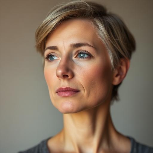Woman pausing to notice her emotion